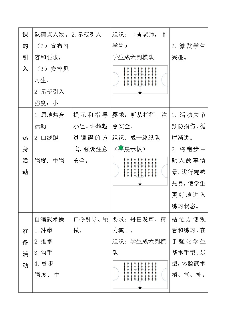 人教版五年级下册《武术功夫扇》教案02