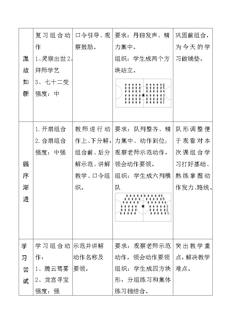 人教版五年级下册《武术功夫扇》教案03
