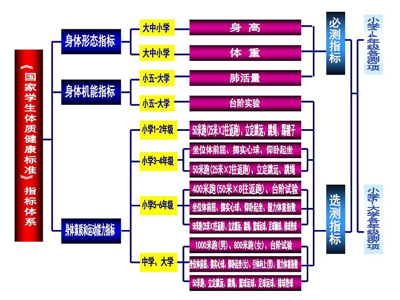 人教版小学三四年级体育与健康《国家学生体质健康标准的意义和要求》ppt课件104