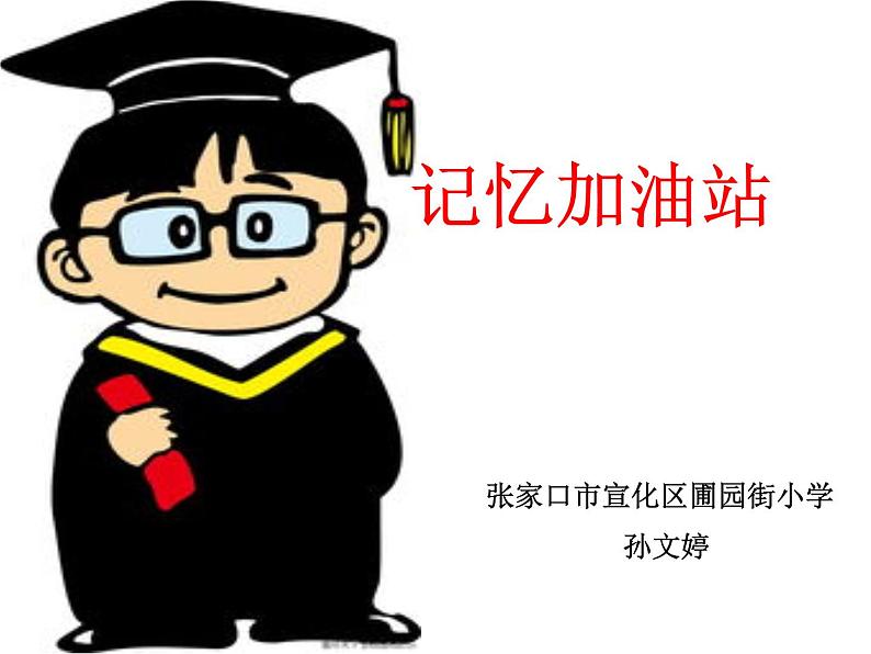 小学心理健康教育 北师大版 四年级下册 记忆“偏方” 记忆加油站 课件01