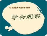 二年級(jí)上冊(cè)心理健康教育課件－17學(xué)會(huì)觀察 ｜北師大版  (共16張PPT)