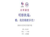 小學心理健康 一年級《明察秋毫：瞧 我的眼睛多亮》課件