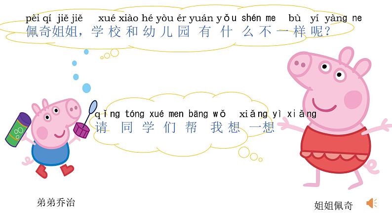 小学心理健康 一年级 小猪佩奇上学记（课件）05