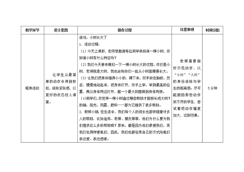 第十四课  我爱你们 教学设计-一年级全一册小学心理健康（南大版）教案第2页