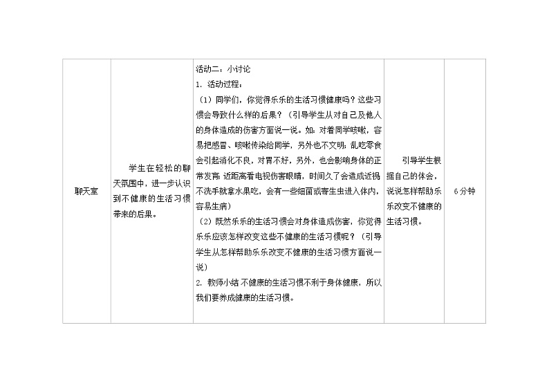 第二课  健康的生活习惯 教学课件-二年级全一册小学心理健康（南大版）课件03