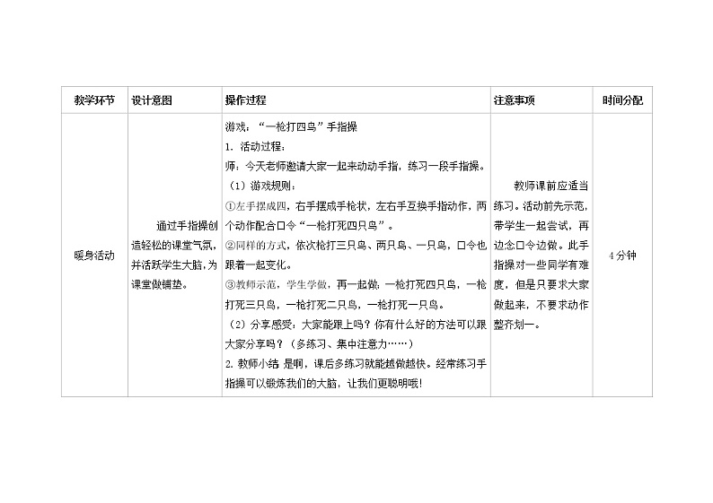 第十一课  我有不同意见 教学设计-二年级全一册小学心理健康（南大版）教案第2页