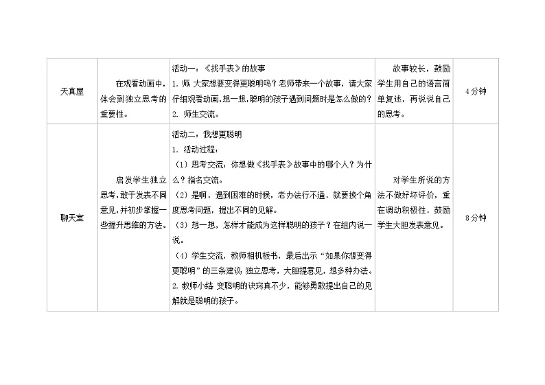 第十一课  我有不同意见 教学设计-二年级全一册小学心理健康（南大版）教案第3页