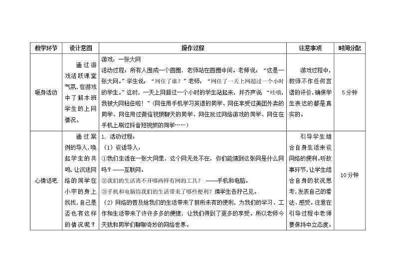 南大版心理健康六年级5.《健康上网快乐多》课件+教案02