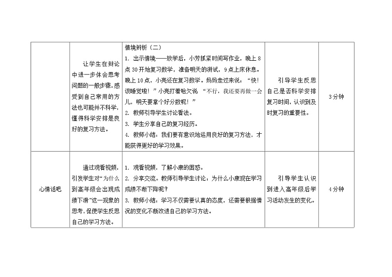 南大版心理健康五年级 2.《 带着问号学习 》教学设计03