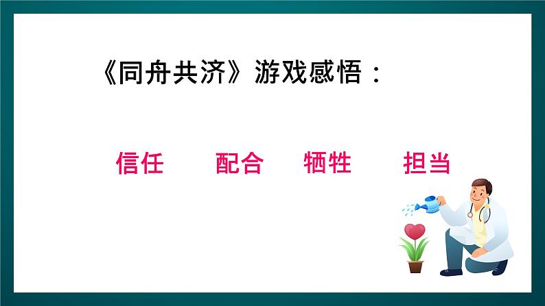 北师大版心理健康二年级下册 第三十二课 《学会合作》课件07