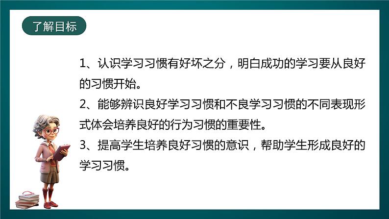 北师大版心理健康二年级下册13.《 我的学习习惯》课件＋教案+素材02