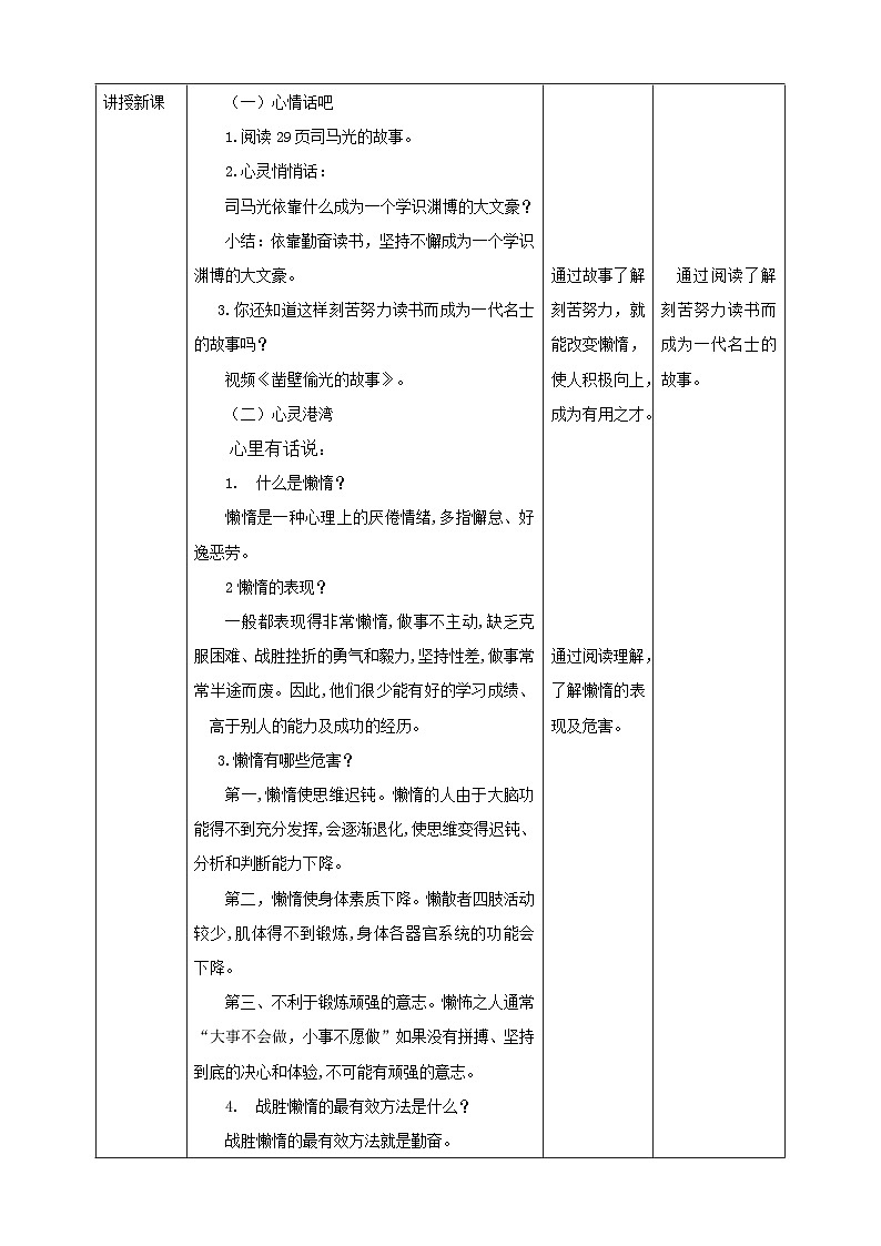 【北师大版】四上心理健康  第6课《告别懒惰，积极进取》（课件+教案）02