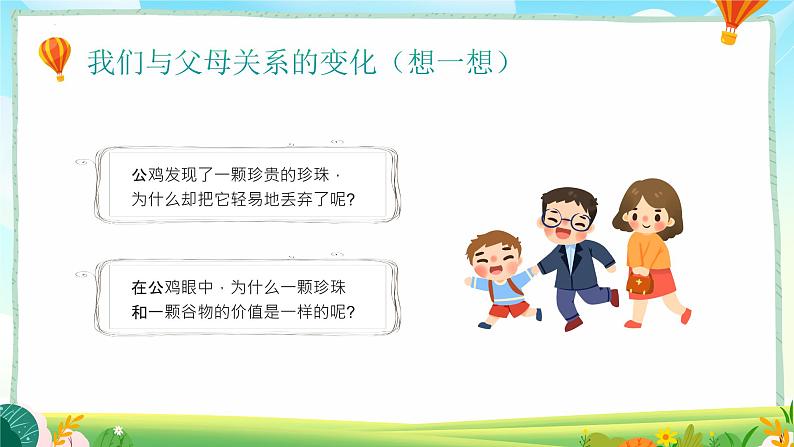 北师大版心理健康六年级上册 第十八课：做父母的好帮手 同步课件07