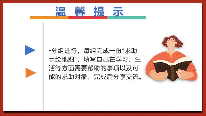 现代版心理健康六年级全册 2《我求助，我成长》课件第8页