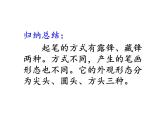 三年级上册书法课件－3.起笔的方式｜西泠版（共15张PPT）