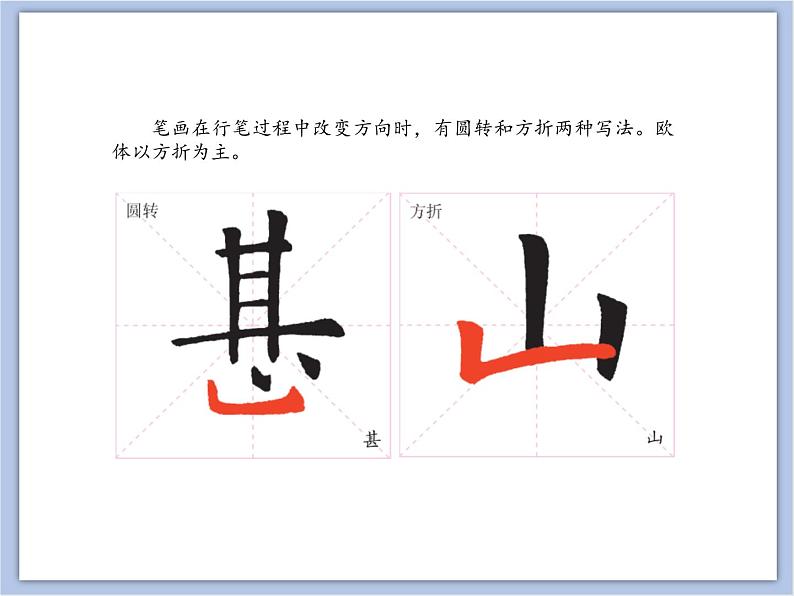 第6课 欧阳询楷书笔法（五） 课件02