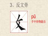 人美版五年级上册书法 3反文旁 课件
