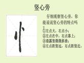 小学书法湘美版 四年级下册 《书法练习指导》《竖心旁》课件PPT