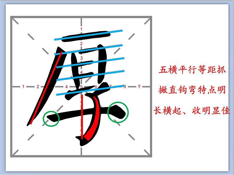 六年级上册书法课件－8.集字练习｜北师大版第6页