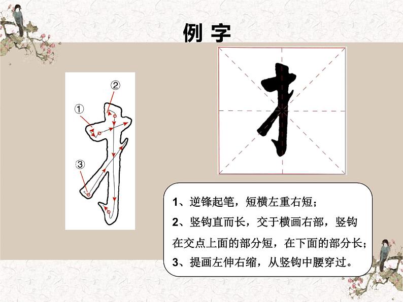 湘美版书法四下 第十课（提手旁） 课件第5页