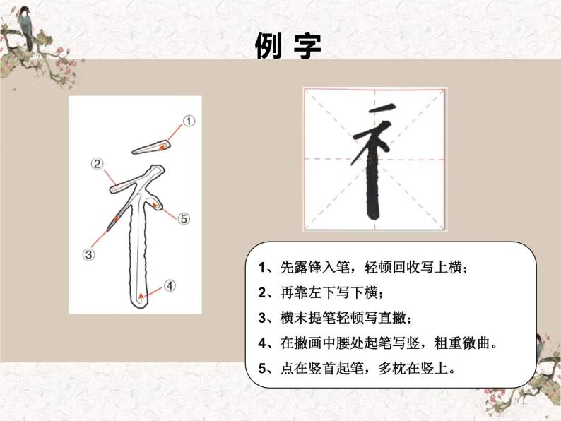 书法练习指导湘美版二 左偏旁第13课 示字旁、衣字旁背景图ppt课件-教习网|课件下载
