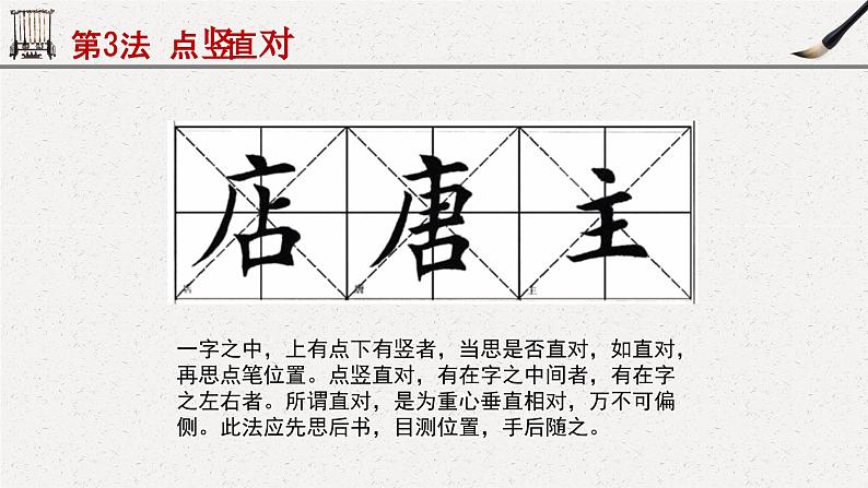 小学生书法通用版 软笔书法的字体结构概念 课件08