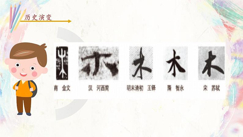 北师大版四年级下册书法指导第12课《木字底》课件第5页