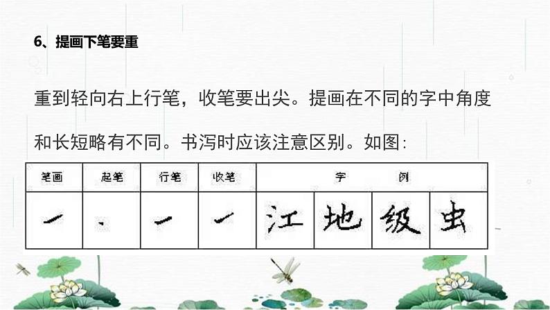 2024-2025学年特色课程-书法 10.硬笔书法- 笔画大全2 教学课件PPT07