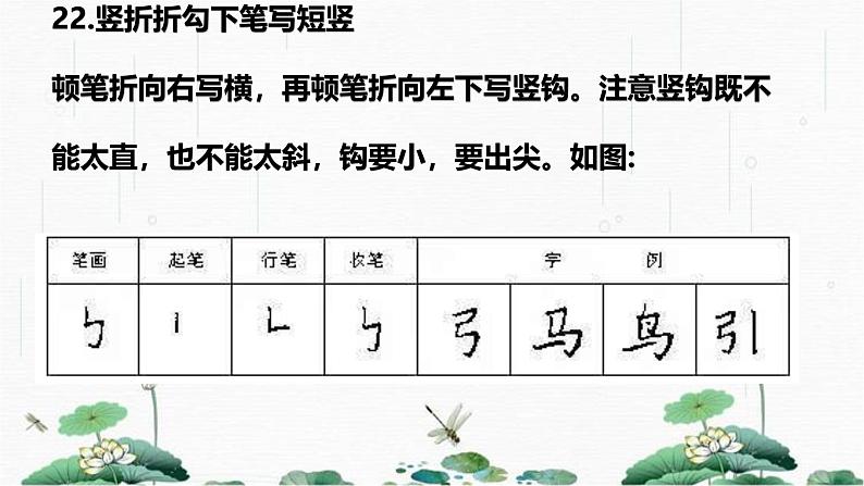 2024-2025学年特色课程-书法 11.硬笔书法- 笔画大全3教学课件PPT05