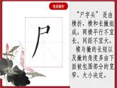 湘美版书法五下 第7课《尸字头》课件