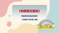 综合实践活动粤教版和蔬菜交朋友一等奖ppt课件