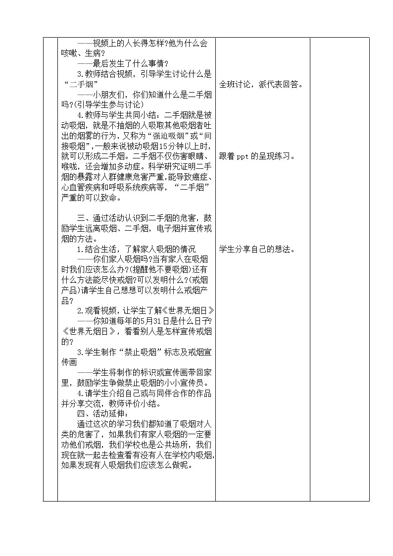 禁烟课件+教案02