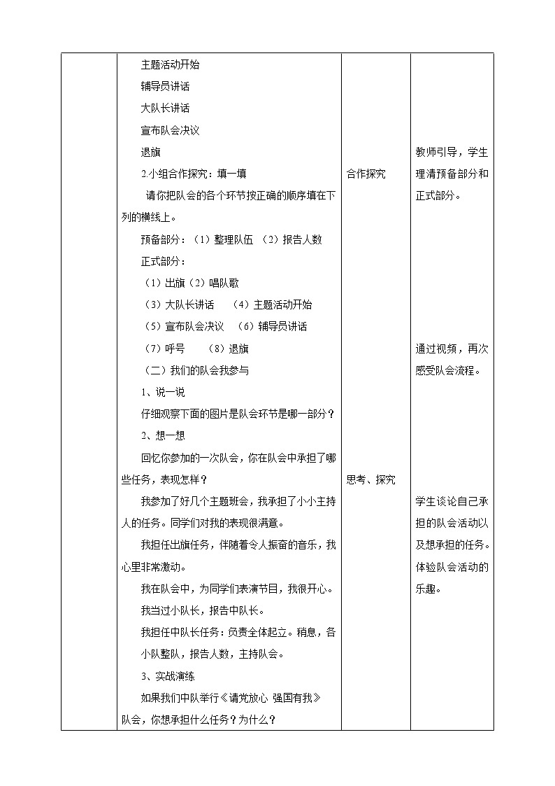 【内蒙古版综合实践】二年级 第二单元  主题活动二《我们的队会我参与》课件+教案＋素材02