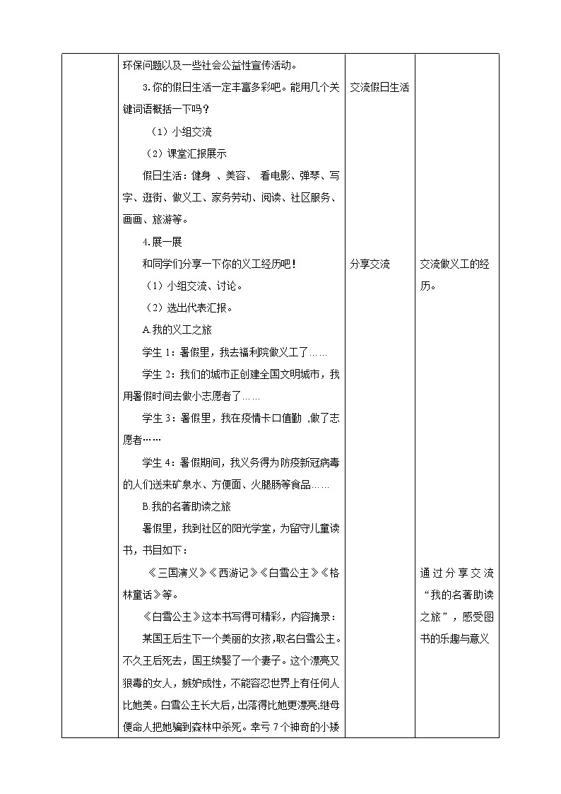 【内蒙古版综合实践】六年级第二单元  社会服务 主题活动三《假日生活晒晒晒——我的义工经历》 课件+教案02