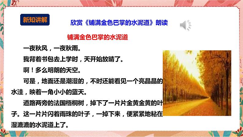 深圳版综合实践活动指引三年级 第1单元 课文中的秋天 课件+教案+素材06