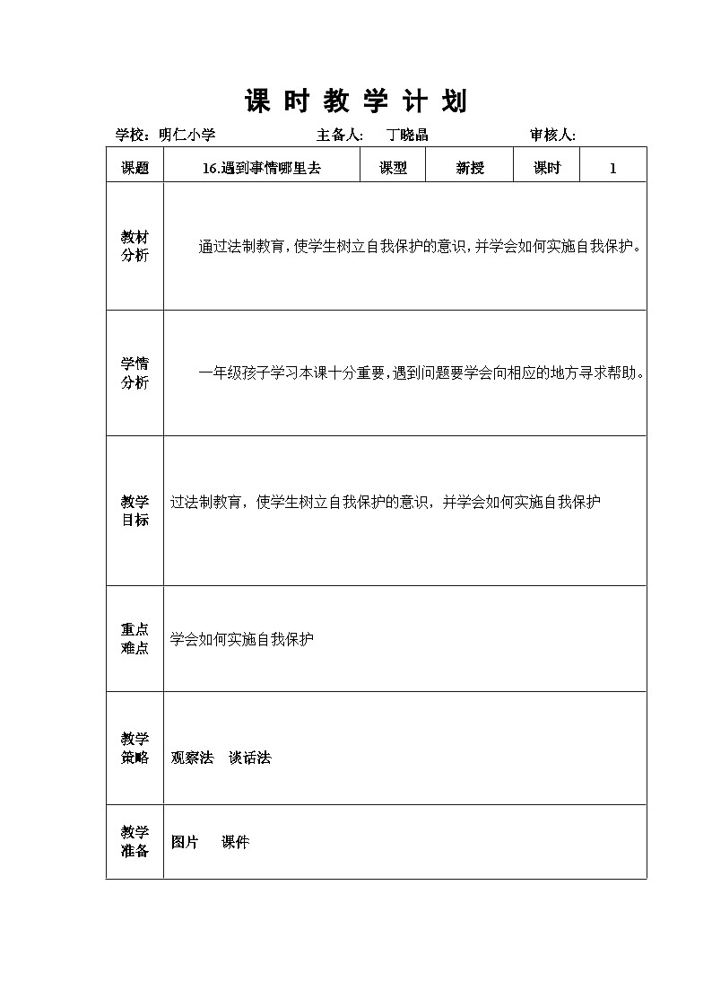 16.遇到事情哪里去第1页