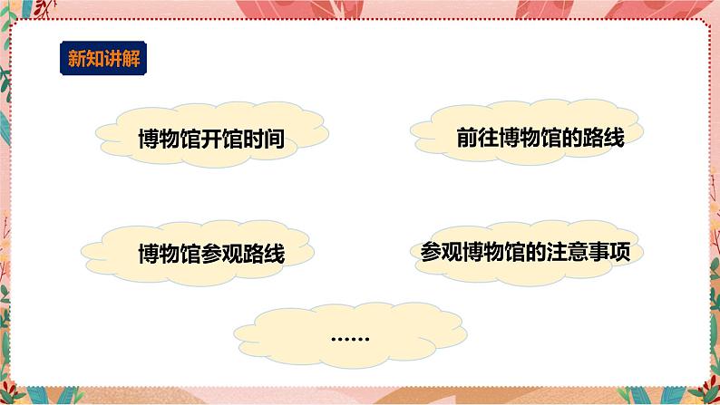 综合实践活动指引 二年级 遇见过去——博物馆之旅 第二课时《博物馆之行我计划》课件第5页