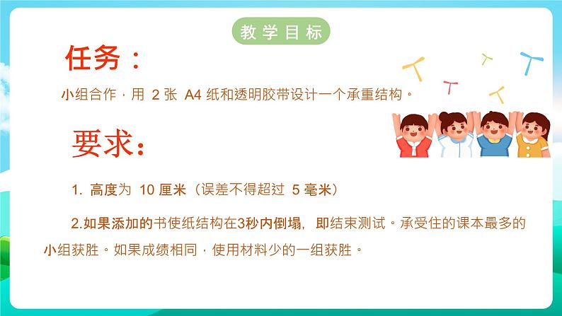 沪科黔科版综合实践活动六年级下册 第4单元《漫步建筑长廊 活动二 纸结构承重比赛》课件第2页