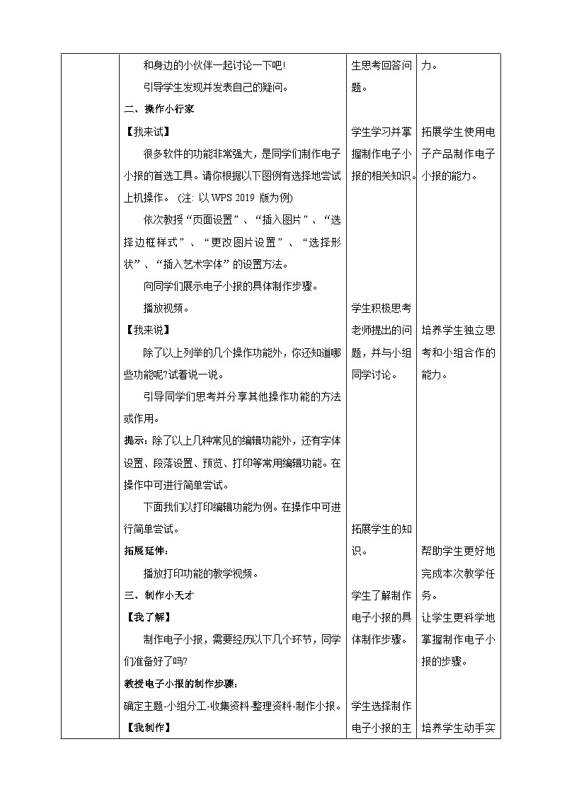 第三单元第二课我的电子小报第2页