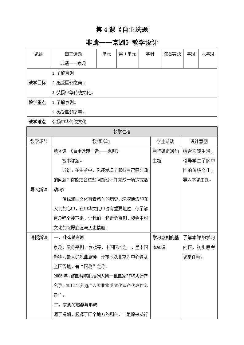 【内蒙古版】六下综合实践  第一单元 主题活动四《自主选题》课件+教案+素材01