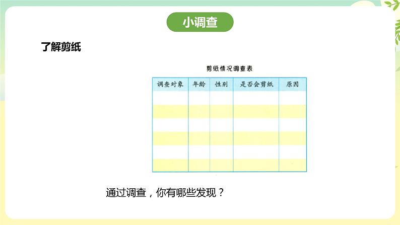 粤教版综合实践活动四年级下册《剪纸艺术》课件07