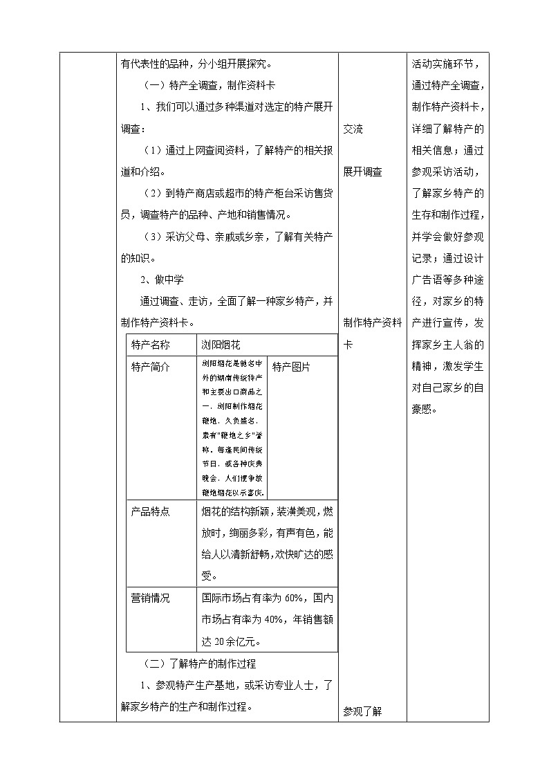 湘科版综合实践活动五年级2.《家乡特产的调查与推介》课件+教案03