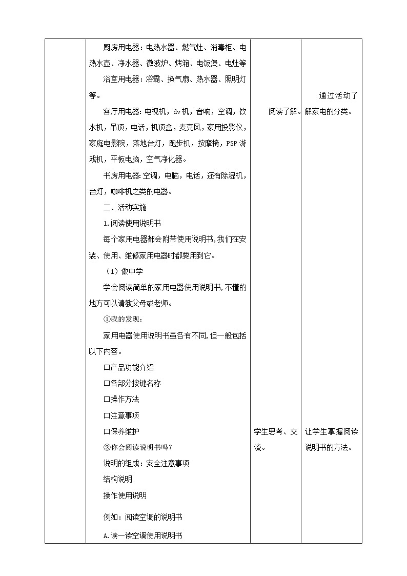 湘科版综合实践活动四年级10.《安全使用与维护家用电器》课件+教案+素材02