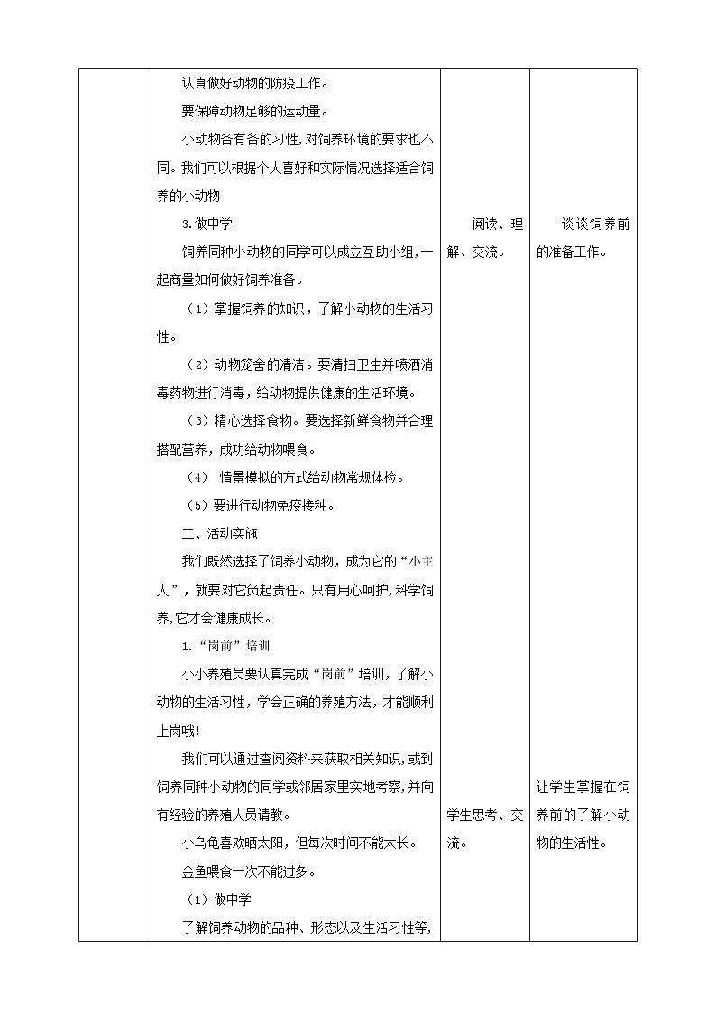 湘科版综合实践活动四年级11.《我是小小养殖员》课件+教案+素材02