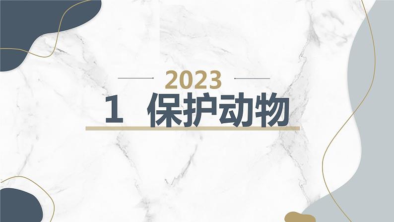 安徽大学版小学三年级下册综合实践活动1保护动物（课件）第1页