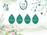 二十四节气之雨水PPT模板