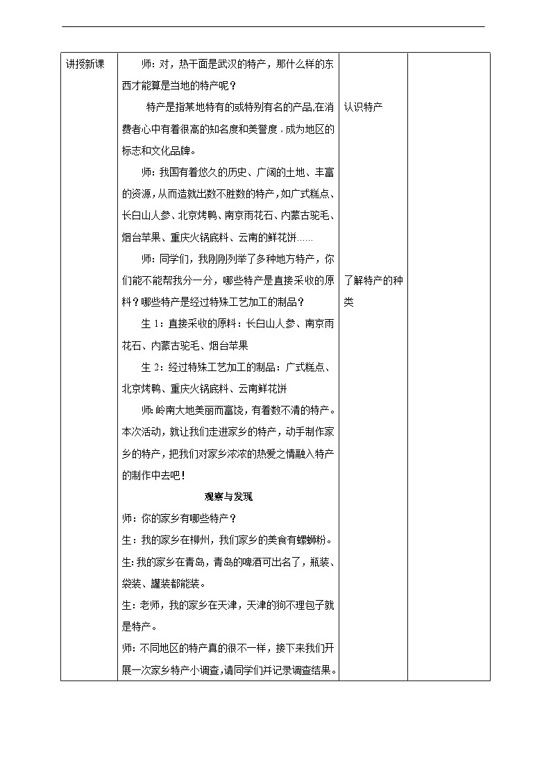 第六单元《家乡的特产》第1课时 教案第2页