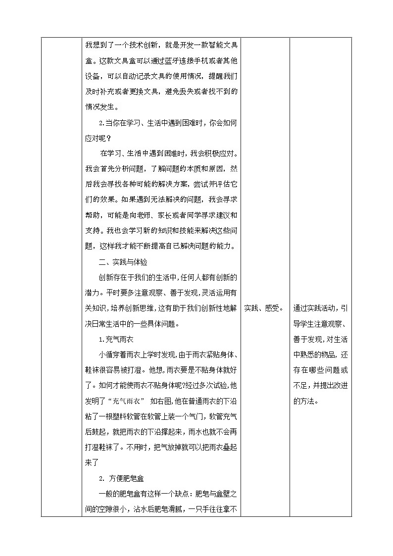 【鲁科版】《综合实践活动》五下 第5课《技术与创新·创新并不神秘》   教案第2页