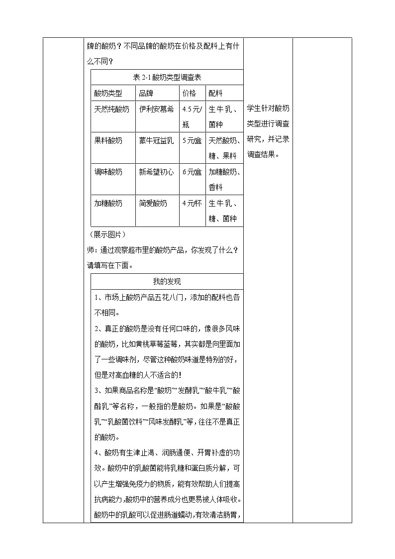 粤教版综合实践活动五年级下册第二单元《微生物的妙用》第1课时 教案第3页