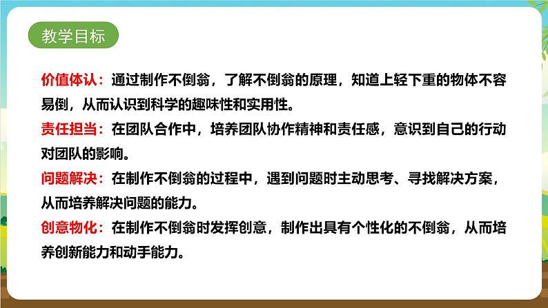 内蒙古版综合实践活动一年级下册 第三单元 主题活动三《可爱的不倒翁》课件第2页